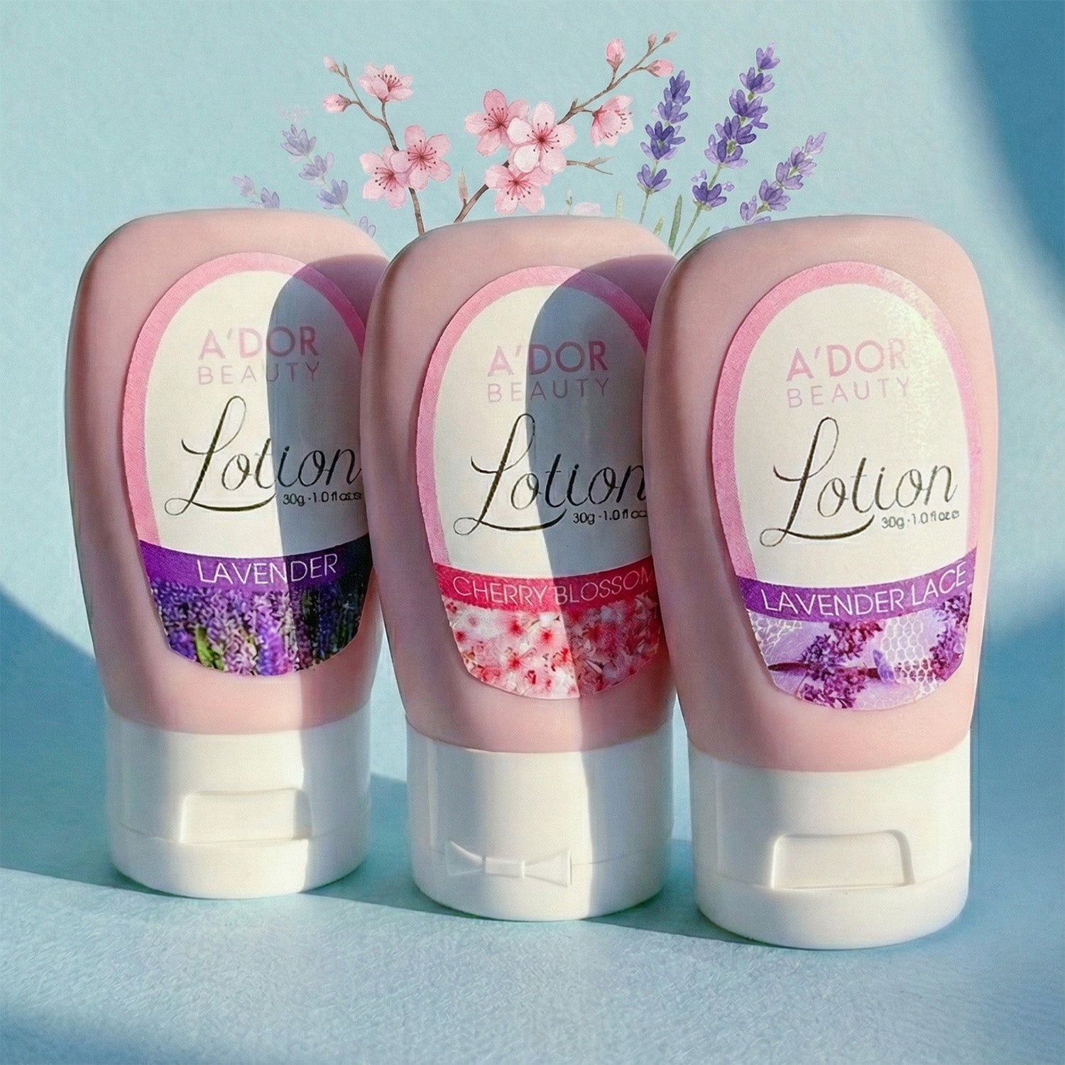 A'DOR Beauty Lotion - Set 3 PCS - DTK Nail Supply