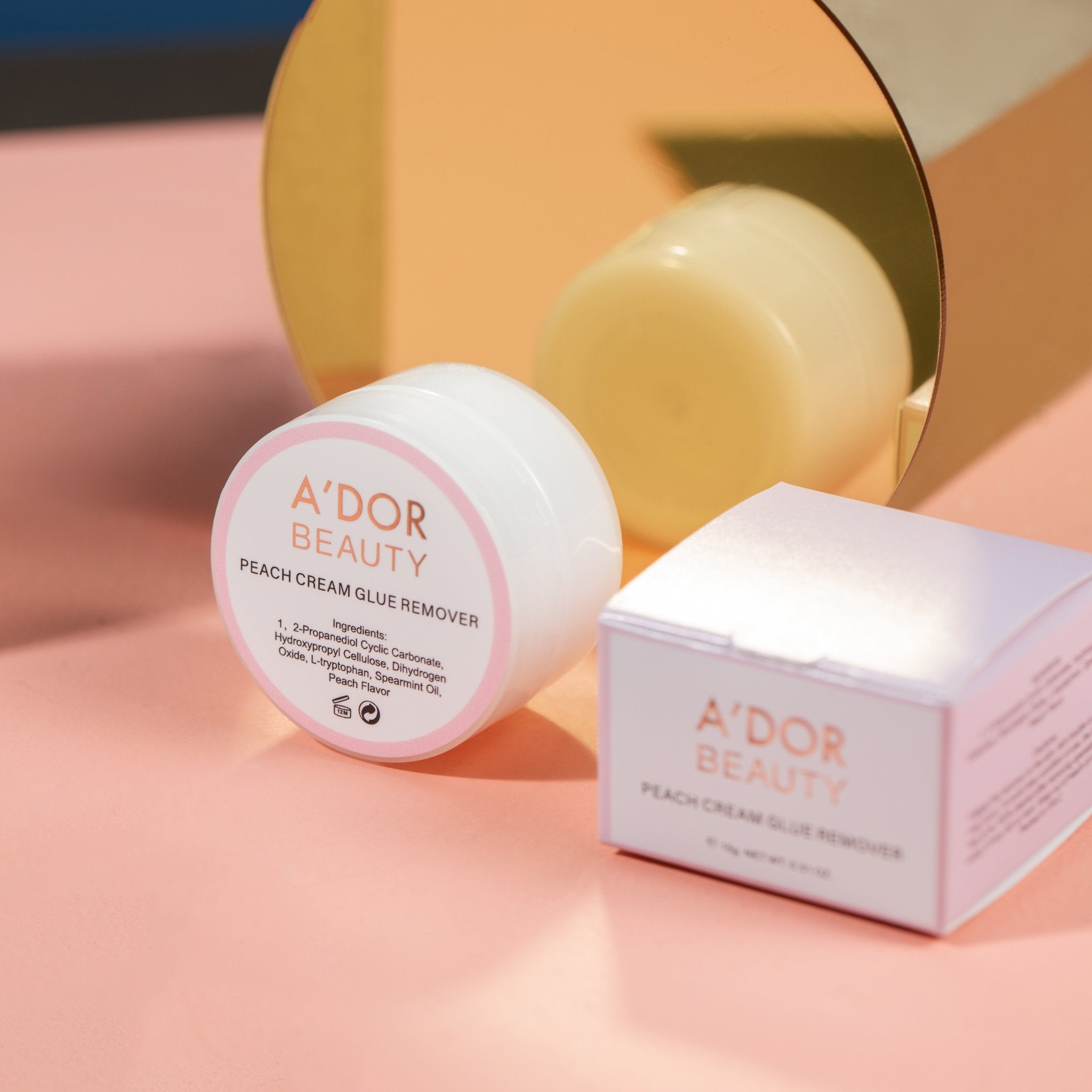 A’dor Beauty Peach Cream Glue Remover - DTK Nail Supply