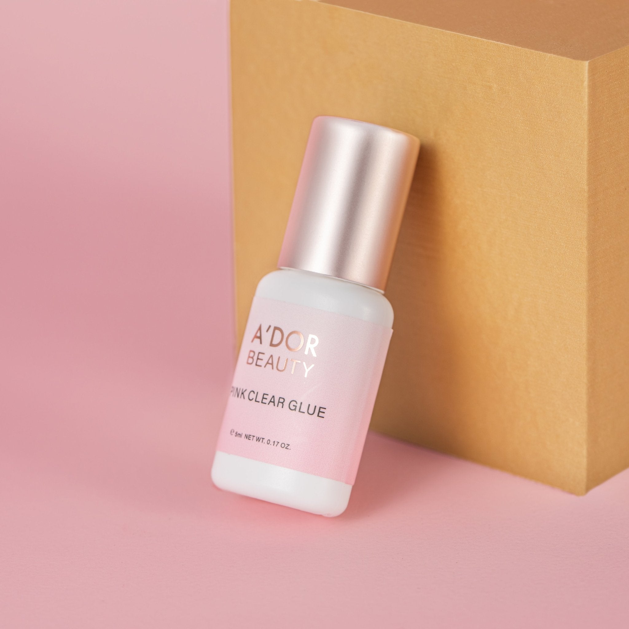 A’dor Beauty Pink Clear Glue - DTK Nail Supply