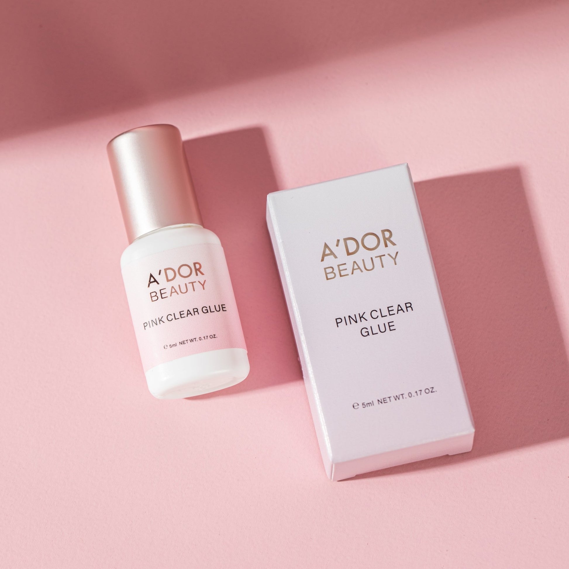 A’dor Beauty Pink Clear Glue - DTK Nail Supply