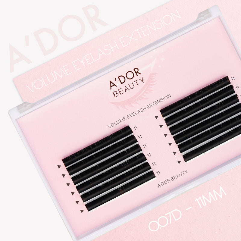 A’dor Beauty Volume Eyelash Extension 0.07D - 11MM - DTK Nail Supply