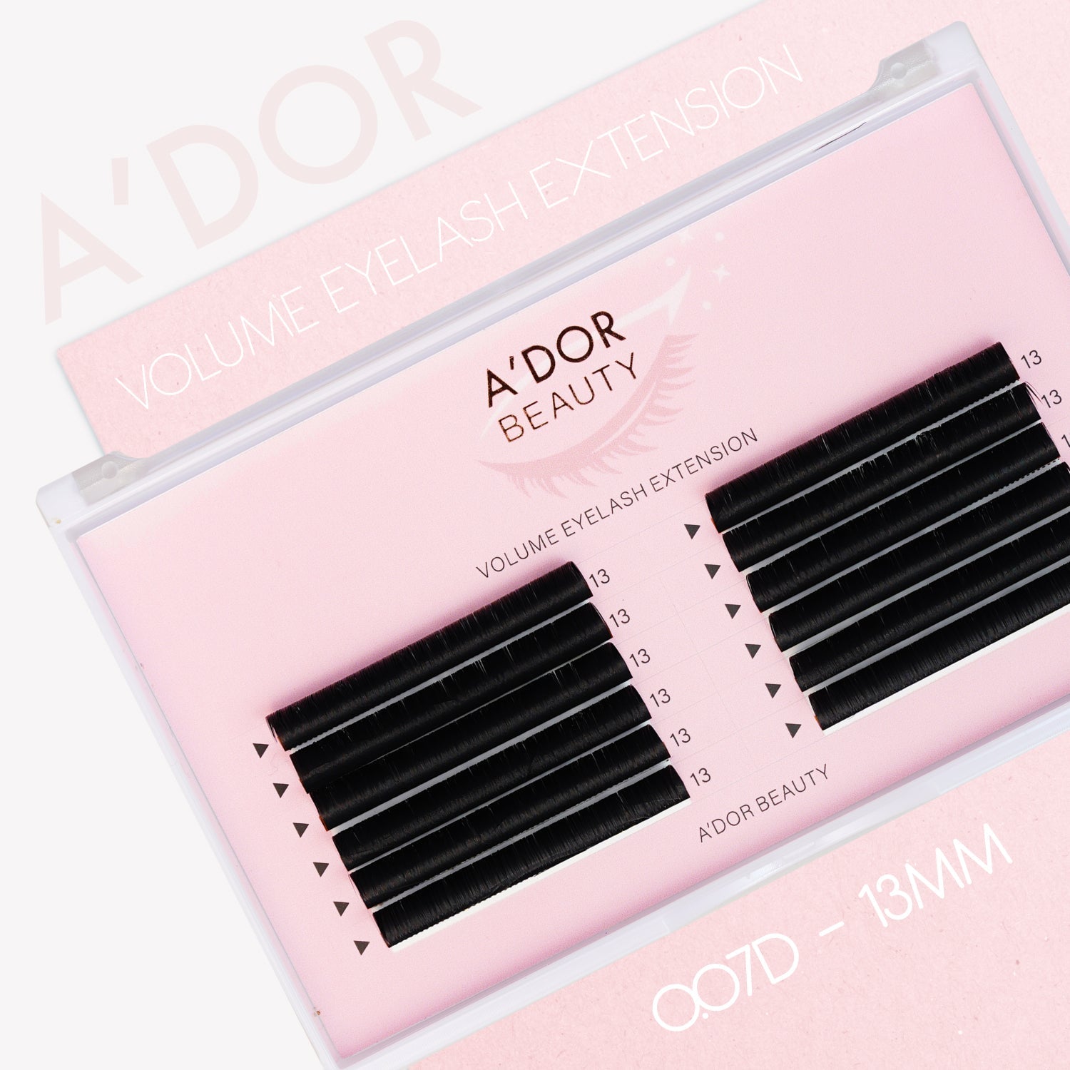 A’dor Beauty Volume Eyelash Extension 0.07D - 13MM - DTK Nail Supply
