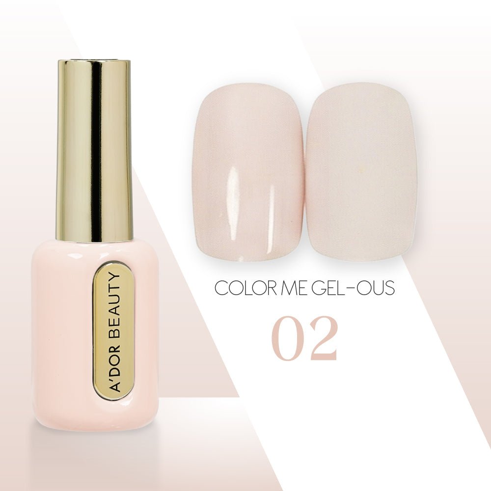 A'DOR Gel Polish - 02 - Color Me Gel - ons Colletion - DTK Nail Supply