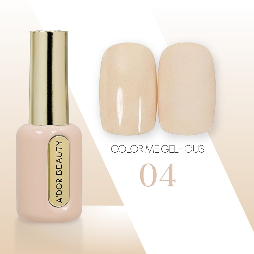 A'DOR Gel Polish - 04 - Color Me Gel - ons Colletion - DTK Nail Supply