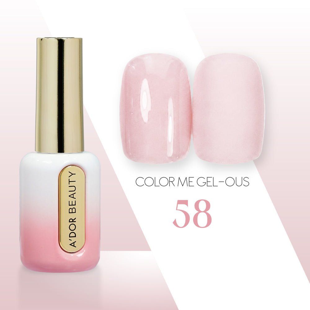 A'DOR Gel Polish - 58 - Color Me Gel - ons Colletion - DTK Nail Supply