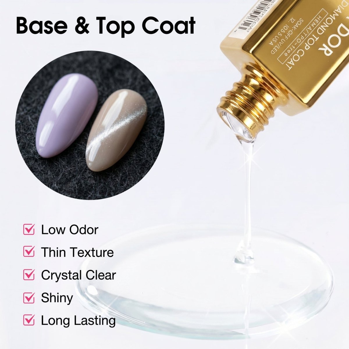 A'DOR Gel Polish - Super Base Coat - 0.5 oz - DTK Nail Supply