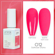 A'DOR HEMA-Free Gel Polish 012 Dollhouse Drama — Vegan 0.6 oz - DTK Nail Supply