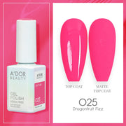 A'DOR HEMA - Free Gel Polish - 025 - Dragonfruit Fizz - 0.6 oz - DTK Nail Supply
