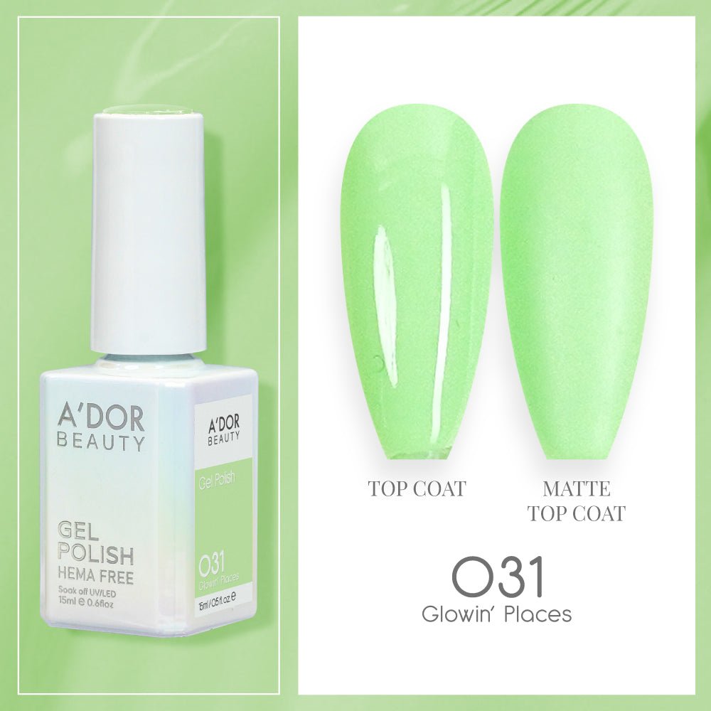 A'DOR HEMA - Free Gel Polish - 031 - Glowin' Places - 0.6 oz - DTK Nail Supply