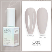 A'DOR HEMA - Free Gel Polish - 033 - Pink - a - boo - 0.6 oz - DTK Nail Supply