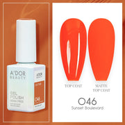 A'DOR HEMA - Free Gel Polish - 046 - Sunset Boulevard - 0.6 oz - DTK Nail Supply