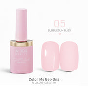 A'DOR HEMA - Free Gel Polish - 05 - Bubblegum Bliss - 0.4 oz - Color Me Gel - Ons Collection - DTK Nail Supply