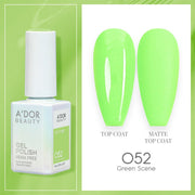 A'DOR HEMA - Free Gel Polish - 052 - Green Scene - 0.6 oz - DTK Nail Supply