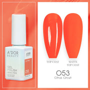 A'DOR HEMA - Free Gel Polish - 053 - Citrus Circuit - 0.6 oz - DTK Nail Supply