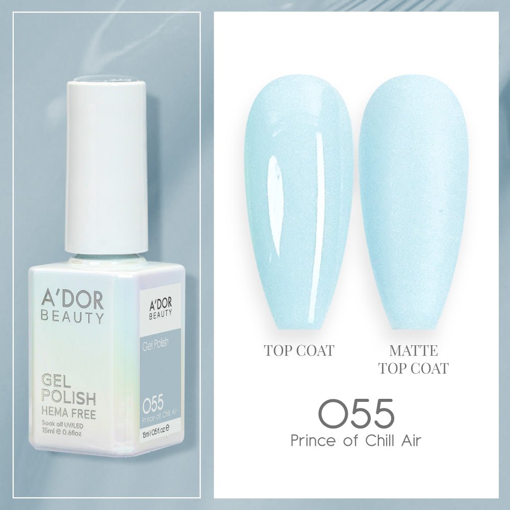 A'DOR HEMA - Free Gel Polish - 055 - Prince Of Chill Air - 0.6 oz - DTK Nail Supply