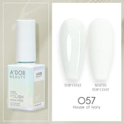 A'DOR HEMA - Free Gel Polish - 057 - House Of Ivory - 0.6 oz - DTK Nail Supply