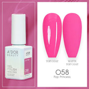 A'DOR HEMA - Free Gel Polish - 058 - Pop Princess - 0.6 oz - DTK Nail Supply