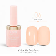 A'DOR HEMA - Free Gel Polish - 06 - Apri - cute - 0.4 oz - Color Me Gel - Ons Collection - DTK Nail Supply