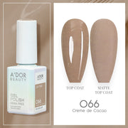 A'DOR HEMA - Free Gel Polish - 066 - Cream de Cacao - 0.6 oz - DTK Nail Supply