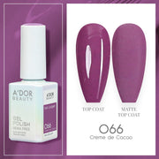 A'DOR HEMA-Free Gel Polish 066 Cream de Cacao — Vegan 0.6 oz - DTK Nail Supply