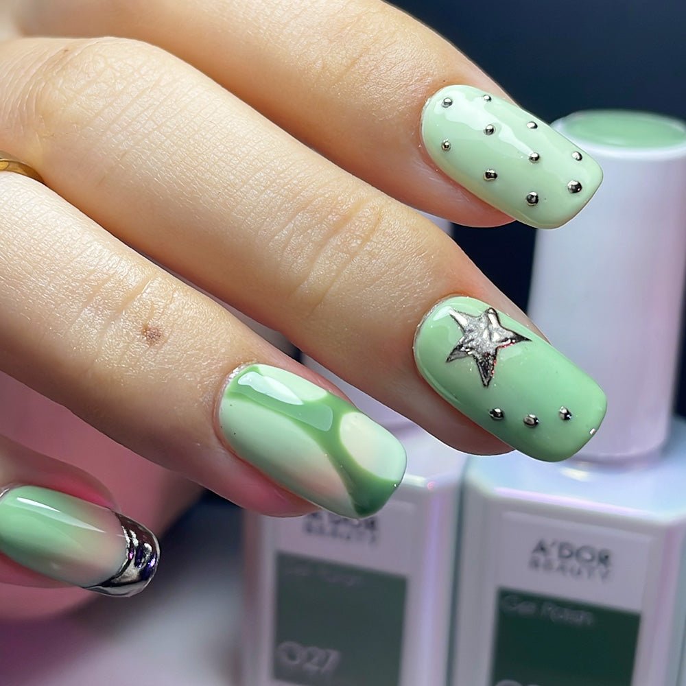 A'DOR HEMA - Free Gel Polish - 068 - Aloe - Ha! - 0.6 oz - DTK Nail Supply