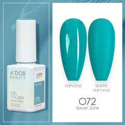 A'DOR HEMA-Free Gel Polish 072 Splash Zone — Vegan 0.6 oz - DTK Nail Supply