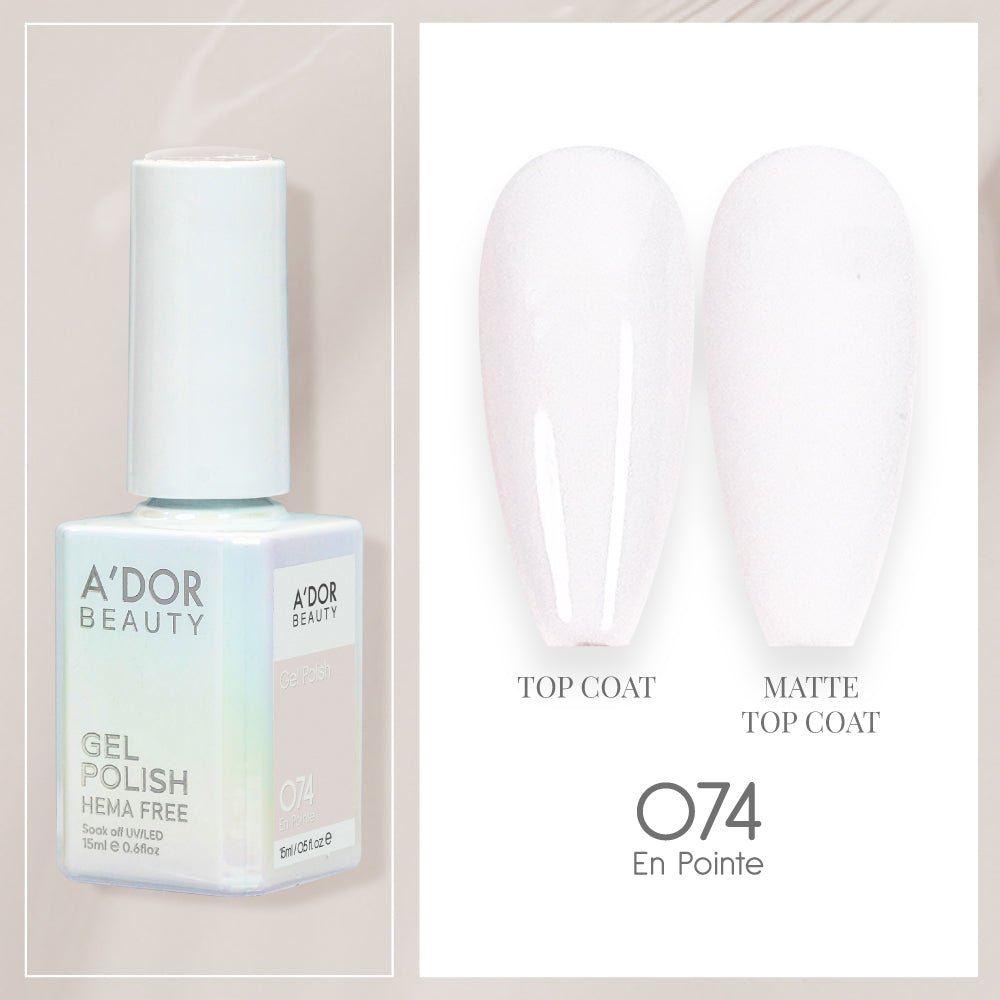 A'DOR HEMA - Free Gel Polish - 074 - En Pointe - 0.6 oz - DTK Nail Supply