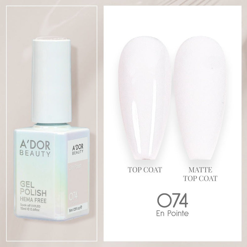 A'DOR HEMA - Free Gel Polish - 074 - En Pointe - 0.6 oz - DTK Nail Supply