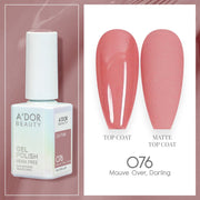 A'DOR HEMA - Free Gel Polish - 076 - Mauve Over, Darling - 0.6 oz - DTK Nail Supply