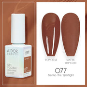 A'DOR HEMA-Free Gel Polish 077 Siena the Spotlight — Vegan 0.6 oz - DTK Nail Supply