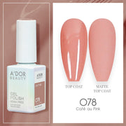 A'DOR HEMA - Free Gel Polish - 078 - Cafe Au Pink - 0.6 oz - DTK Nail Supply