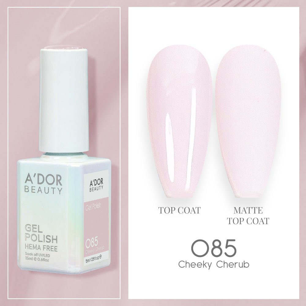 A'DOR HEMA - Free Gel Polish - 085 - Chekky Cherub - 0.6 oz - DTK Nail Supply