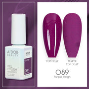 A'DOR HEMA - Free Gel Polish - 089 - Purple Reign - 0.6 oz - DTK Nail Supply