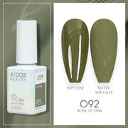 A'DOR HEMA - Free Gel Polish - 092 - Army of One - 0.6 oz - DTK Nail Supply