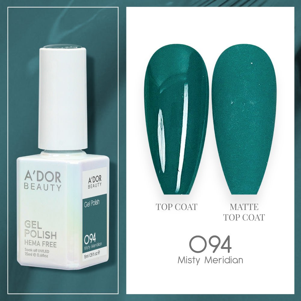 A'DOR HEMA - Free Gel Polish - 094 - Misty Meridian - 0.6 oz - DTK Nail Supply