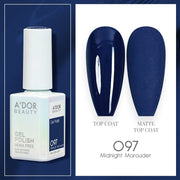 A'DOR HEMA-Free Gel Polish 097 Midnight Marauder — Vegan 0.6 oz - DTK Nail Supply