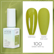A'DOR HEMA - Free Gel Polish - 100 - Green With Ivy - 0.6 oz - DTK Nail Supply