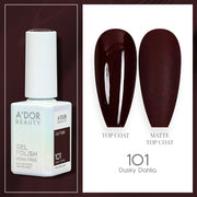 A'DOR HEMA - Free Gel Polish - 101 - Dusky Dahlia - 0.6 oz - DTK Nail Supply