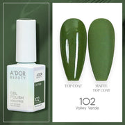 A'DOR HEMA - Free Gel Polish - 102 - Valley Verde - 0.6 oz - DTK Nail Supply