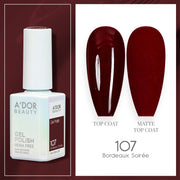 A'DOR HEMA - Free Gel Polish - 107 - Bordeaux Soiree - 0.6 oz - DTK Nail Supply