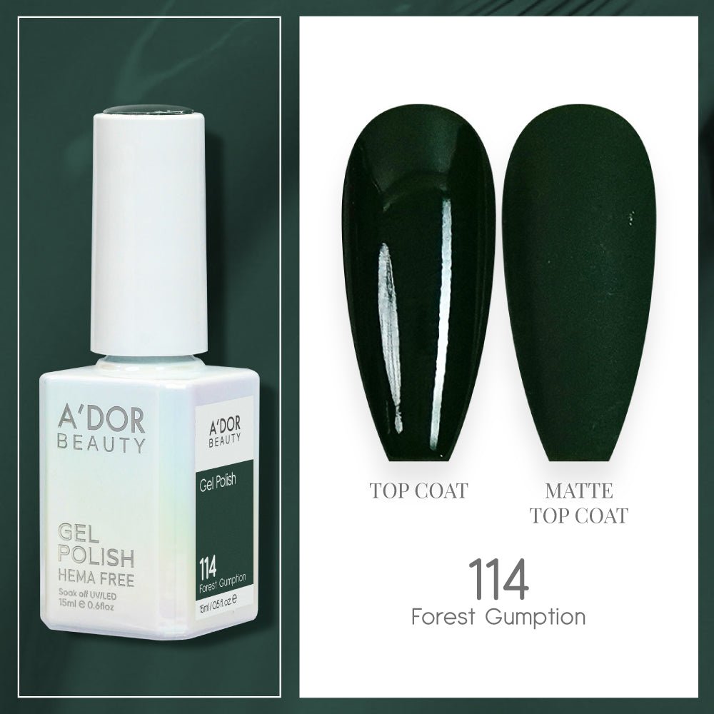 A'DOR HEMA - Free Gel Polish - 114 - Forest Gumption - 0.6 oz - DTK Nail Supply