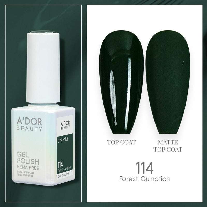 A'DOR HEMA - Free Gel Polish - 114 - Forest Gumption - 0.6 oz - DTK Nail Supply