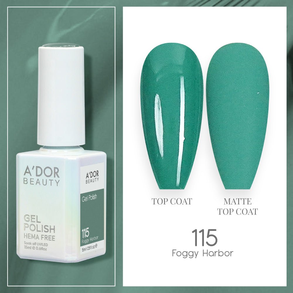 A'DOR HEMA - Free Gel Polish - 115 - Foggy Harbor - 0.6 oz - DTK Nail Supply
