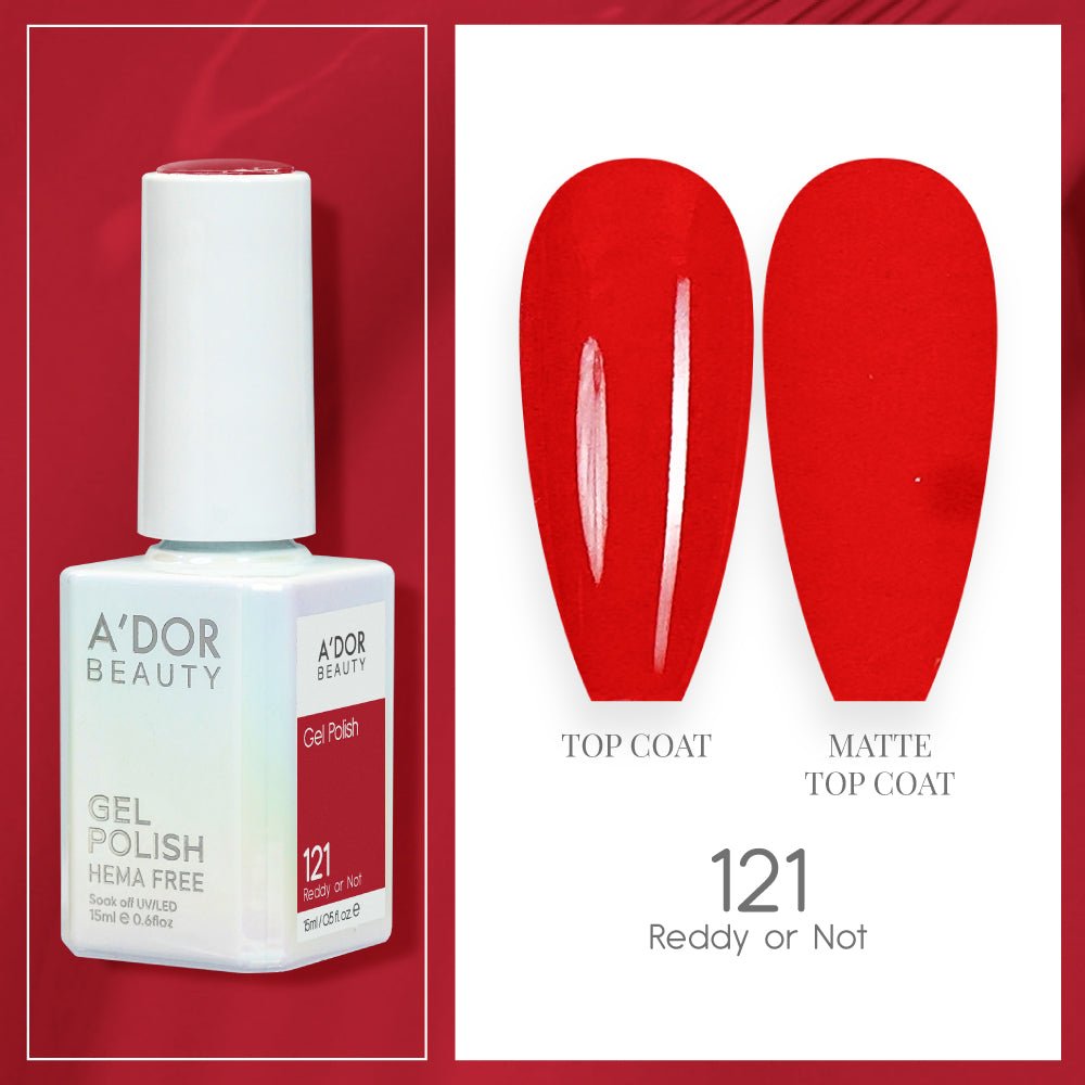 A'DOR HEMA - Free Gel Polish - 121 - Ready Or Not - 0.6 oz - DTK Nail Supply