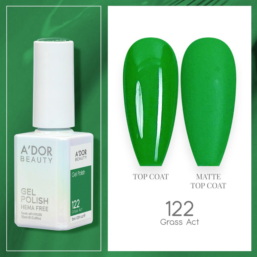 A'DOR HEMA - Free Gel Polish - 122 - Glass Act - 0.6 oz - DTK Nail Supply