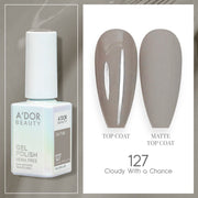 A'DOR HEMA - Free Gel Polish - 127 - Cloudy With a Chance - 0.6 oz - DTK Nail Supply