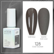 A'DOR HEMA - Free Gel Polish - 128 - Coal Couture - 0.6 oz - DTK Nail Supply