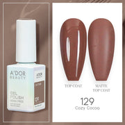 A'DOR HEMA - Free Gel Polish - 129 - Cozy Cocoa - 0.6 oz - DTK Nail Supply