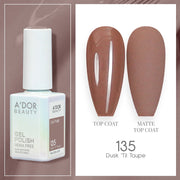 A'DOR HEMA - Free Gel Polish - 135 - Dusk 'Til Taupe - 0.6 oz - DTK Nail Supply