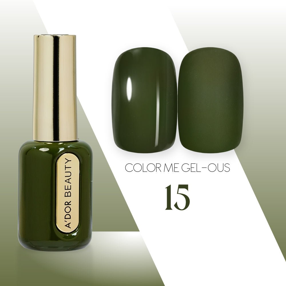 A'DOR HEMA - Free Gel Polish - 15 - Color Me Gel - ous Collection - DTK Nail Supply